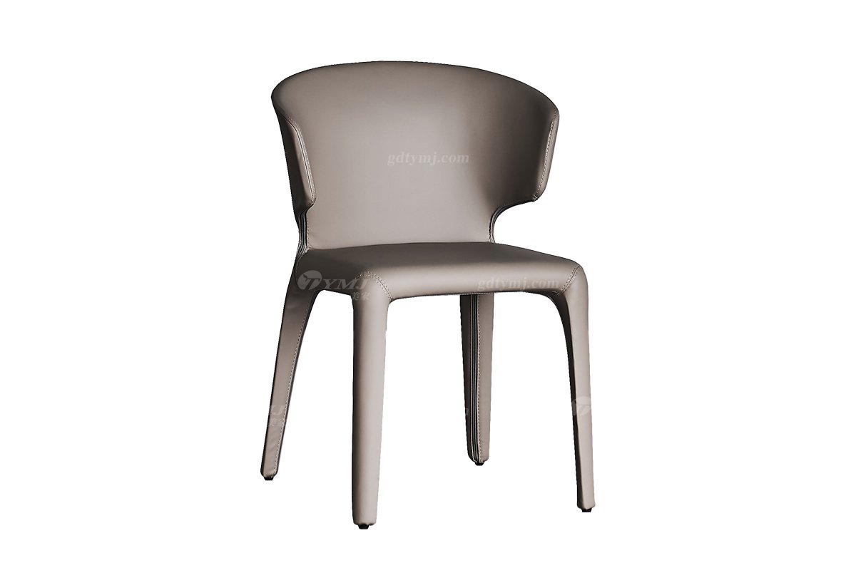 现代简约家具91精品久久久久久水蜜桃别墅会所家用时尚布艺超纤餐椅DT813-2