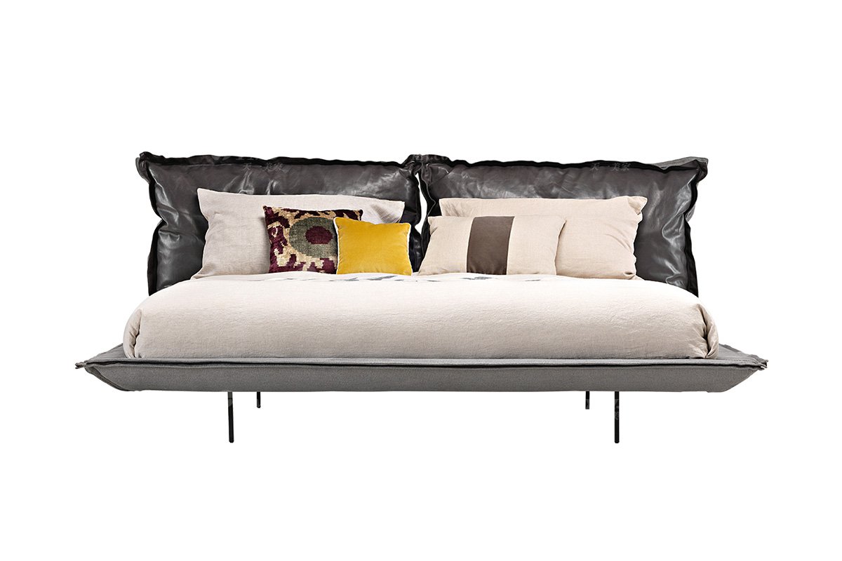  现代简约家具91精品久久久久久水蜜桃别墅会所家用时尚舒适创意工业风大床婚床双人床