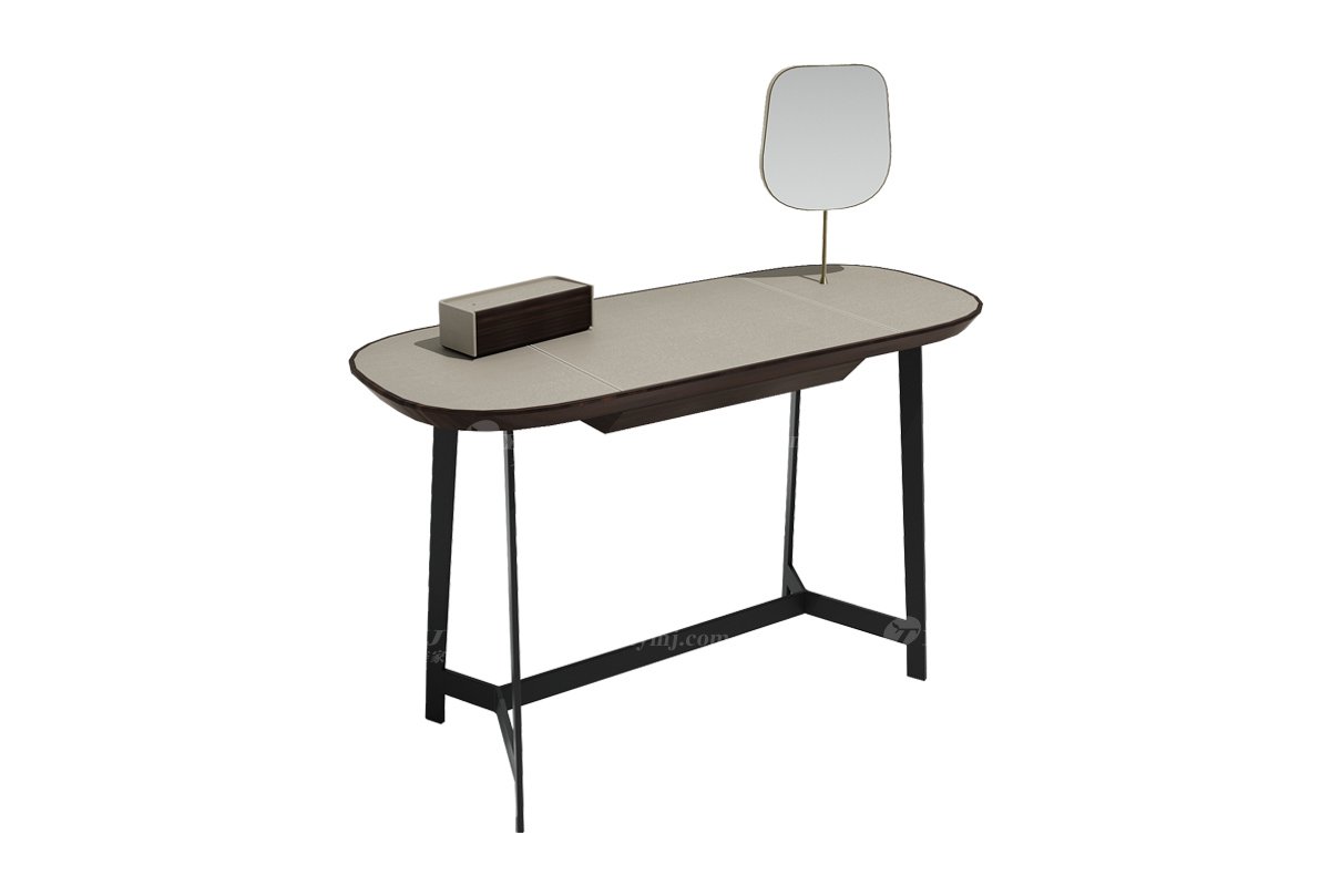  现代简约家具91精品久久久久久水蜜桃别墅会所家用时尚高级深灰色妆台