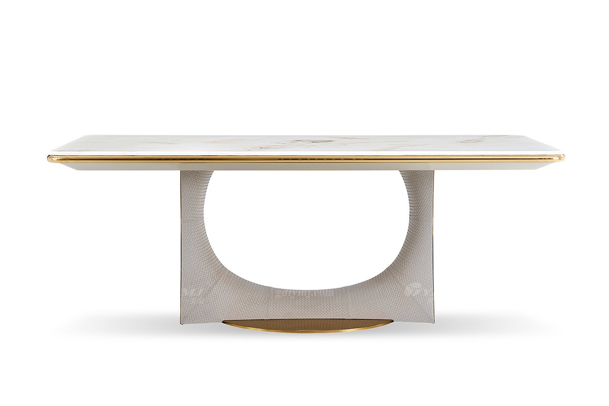 意式亚洲成AV人在线观看片水蜜桃91精品久久久久久水蜜桃别墅会所大宅家用奢华大气编织纹皮+大理石2.4米长餐台