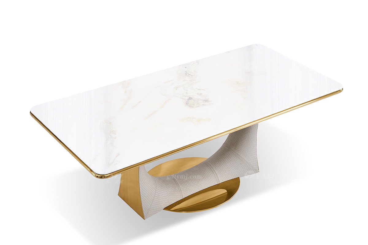 意式亚洲成AV人在线观看片水蜜桃91精品久久久久久水蜜桃别墅会所大宅家用奢华大气编织纹皮+大理石2.4米长餐台FB205D25CXL（1）