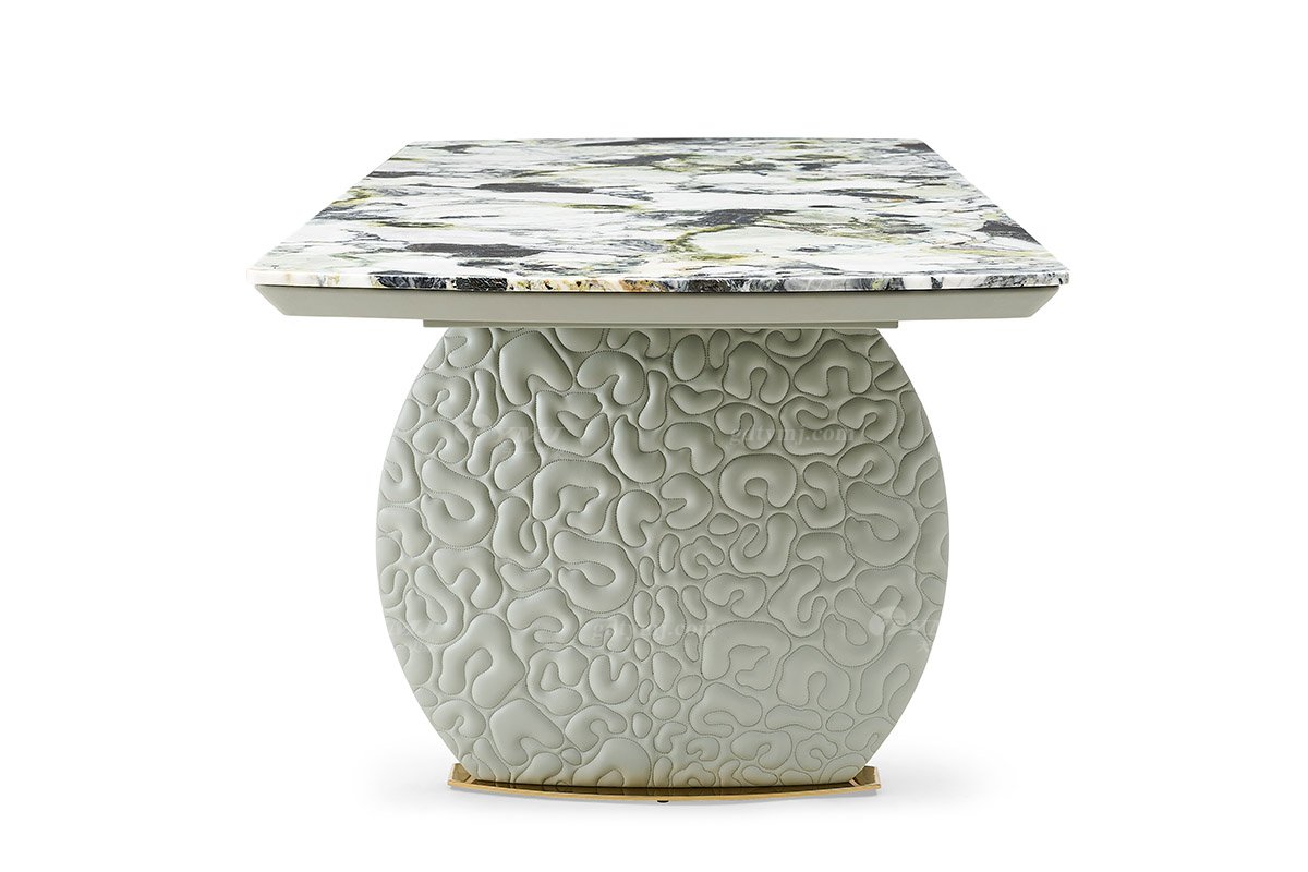 意式亚洲成AV人在线观看片水蜜桃91精品久久久久久水蜜桃别墅会所大宅家用时尚奢华大理石2.2米长餐台FB135D25CXL（2）