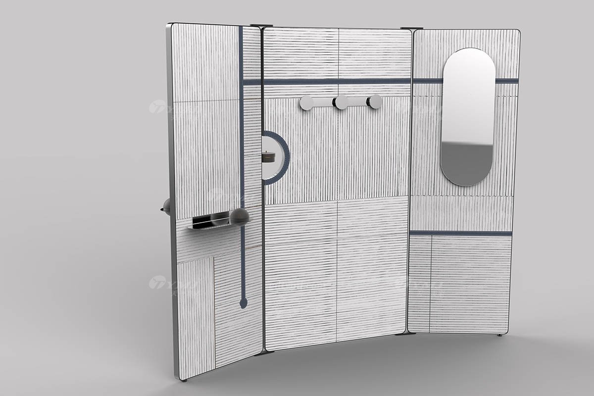 意式雅奢风格家具91精品久久久久久水蜜桃别墅会所家具时尚简约实木屏风LF2301屏风1