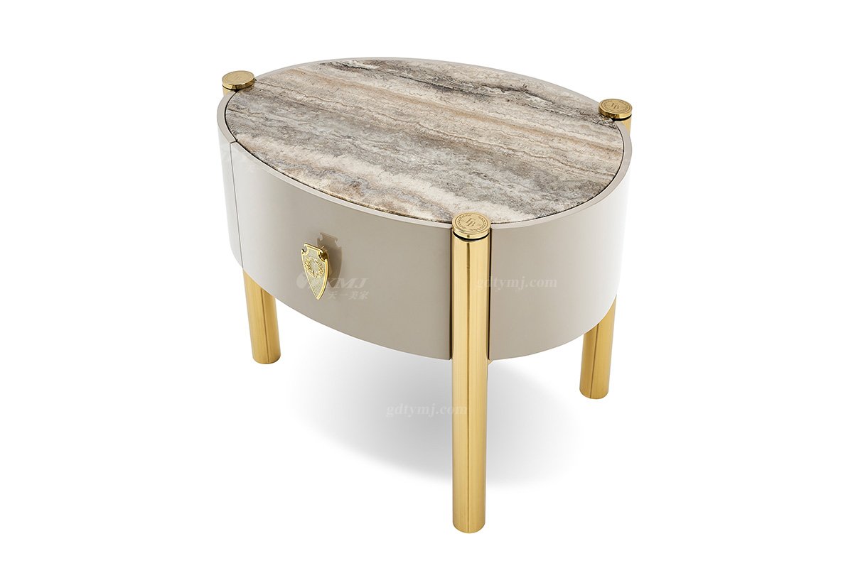 意式亚洲成AV人在线观看片水蜜桃91精品久久久久久水蜜桃别墅会所豪宅家用时尚奢华大理石+钛金属床头柜118B22床头柜1