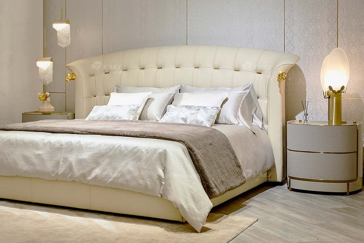 意式亚洲成AV人在线观看片水蜜桃91精品久久久久久水蜜桃别墅会所豪宅家用时尚奢华天然大理石浅灰色床头柜205B22B床头柜4