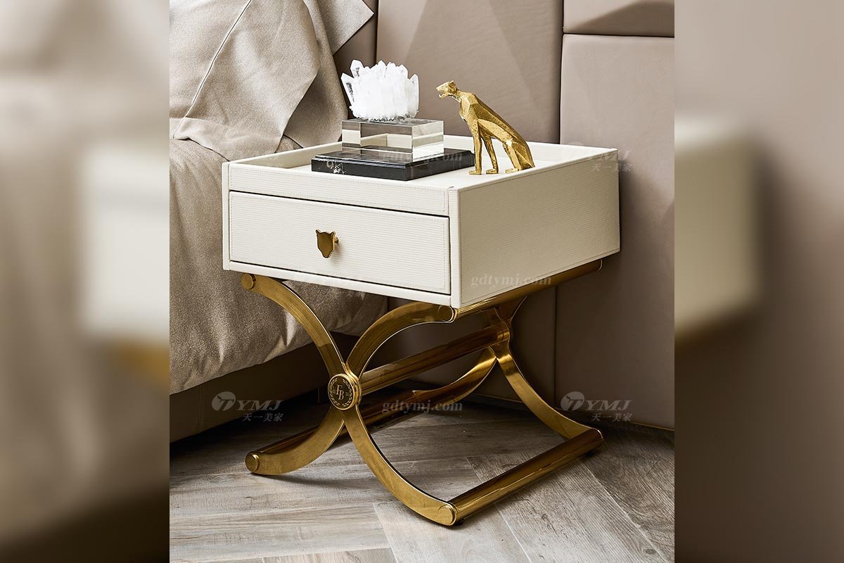 意式亚洲成AV人在线观看片水蜜桃91精品久久久久久水蜜桃别墅会所豪宅家用时尚奢华钛金床头柜135B22床头柜2